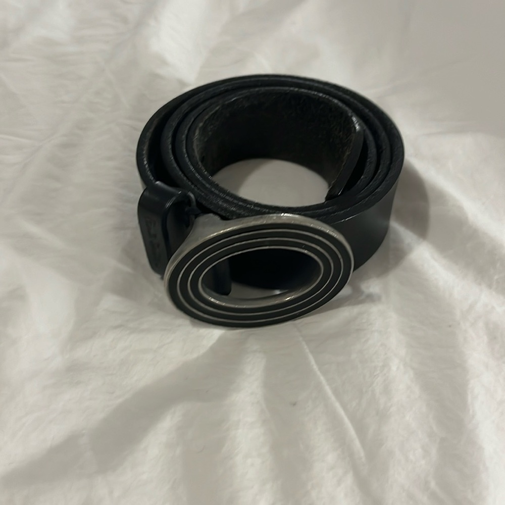 Paul Smith bridle leather black belt